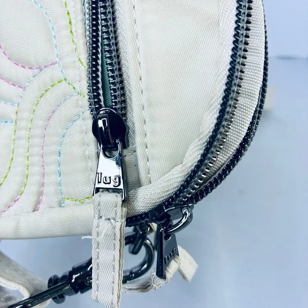 Lug Belt Waist Sling Bag Off White Super Coupe RFID Women Floral Multicolor